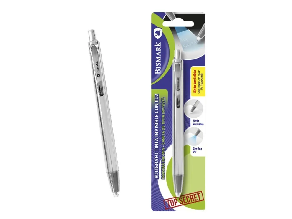 BOLIGRAFO TINTA INVISIBLE MENSAJES Y CONTRASEÑAS SECRETAS