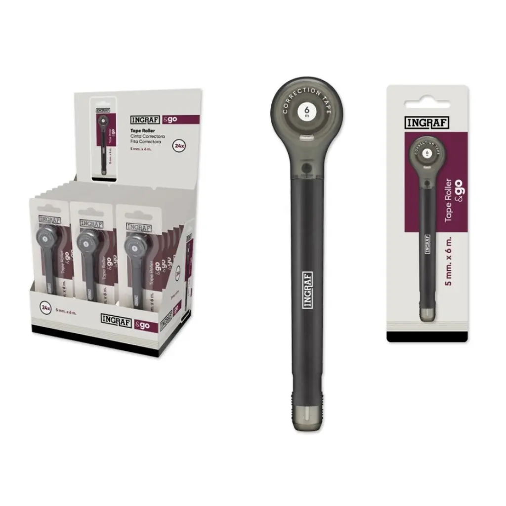 CORRECTOR CINTA INGRAF BOLI 6 MTS.