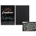 CUADERNO A4 LETTERING 50 HOJAS NEGRAS 80 GRMS