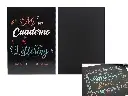 CUADERNO A4 LETTERING 50 HOJAS NEGRAS 80 GRMS