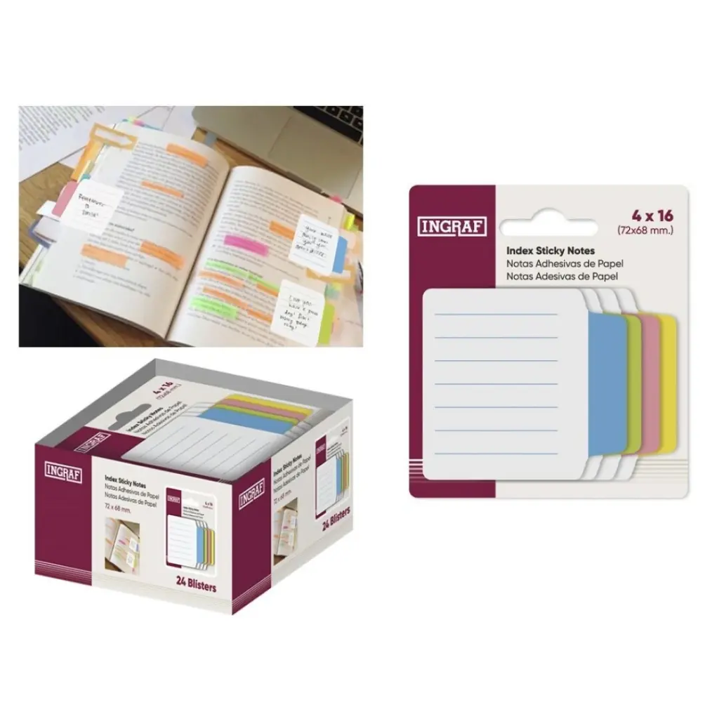 [329119] GUIAS ADHESIVAS PAPEL INDICE INGRAF