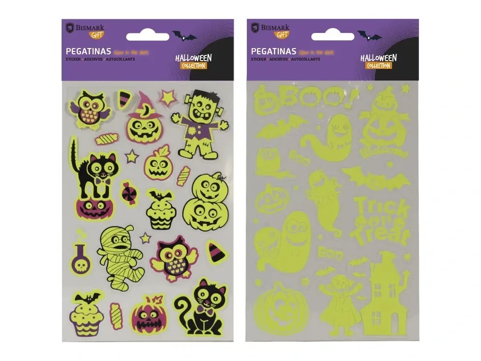 [332796] HALLOWEEN PEGATINAS GLOW IN THE DARK