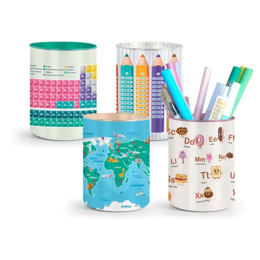 CUBILETE ESCOLAR METAL