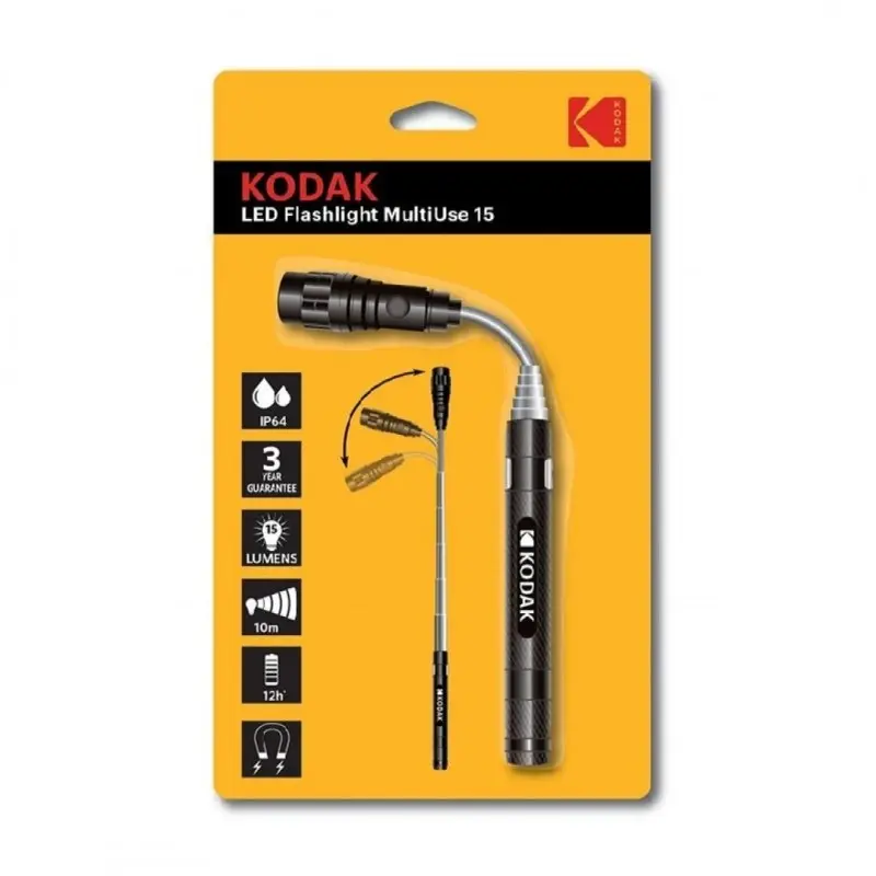 [30418356] LINTERNA KODAK LED MULTIUSE 15 IMANTADA IP64