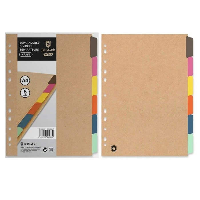 [328933] NATURAL COLOR SEPARADORES 6 UNDS