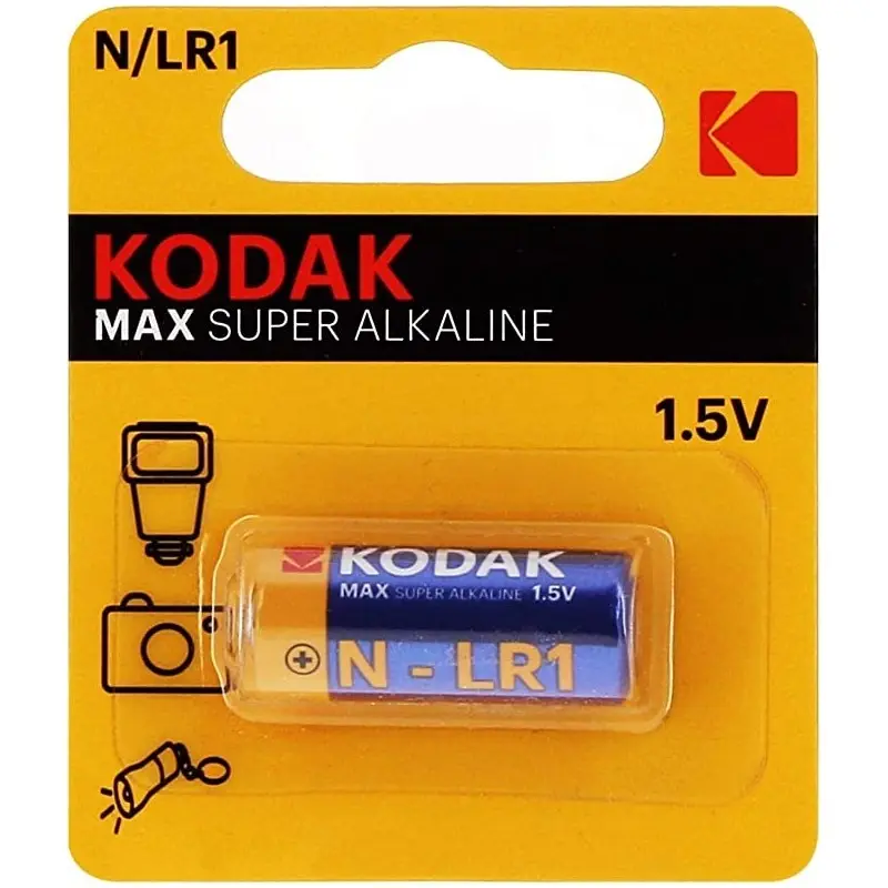 [30396012] PILAS KODAK MAX LR1 ALCALINA  / E90 1.5V - MN9100 (PACK 1)