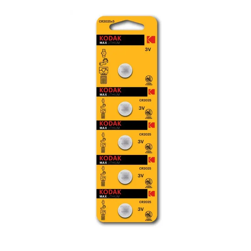 [30411562] PILAS DE LITIO KODAK MAX LITHIUM CR2025 (PACK 5) 