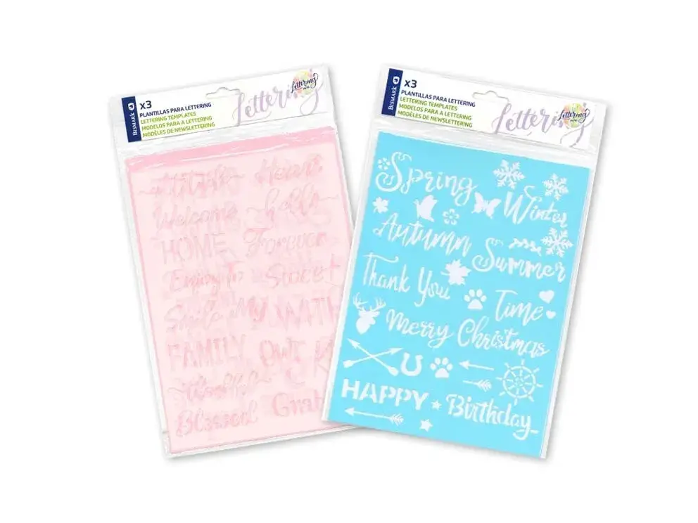 [331157] PLANTILLAS PARA LETTERING 3 PCS FRASES