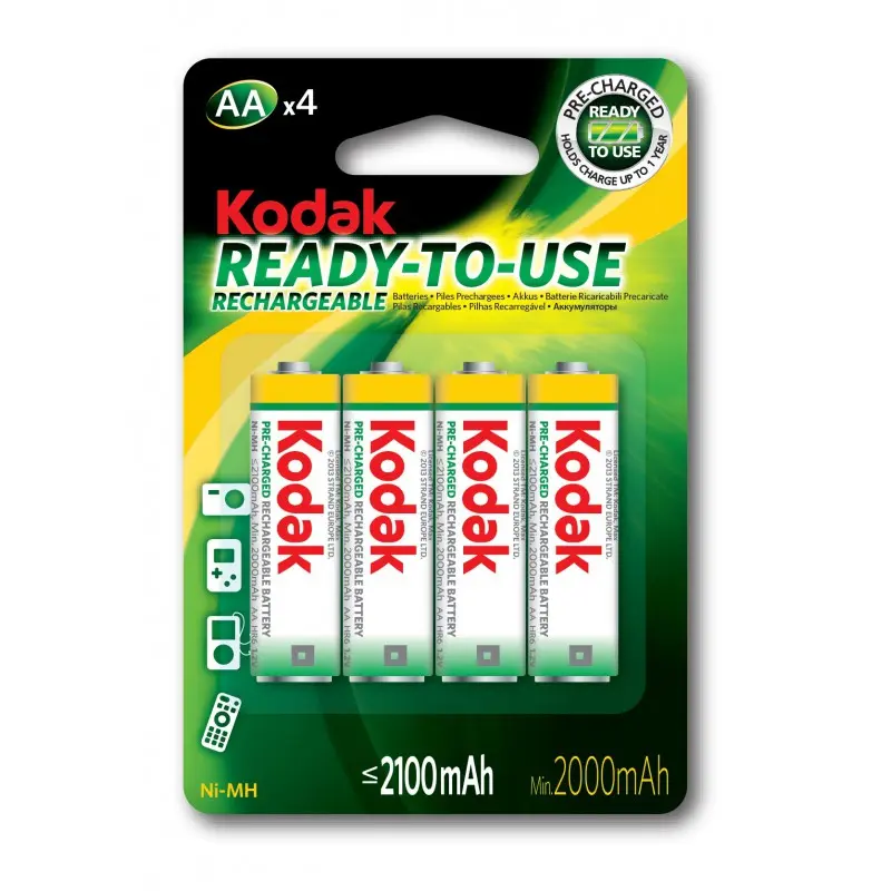 PILAS RECARGABLES KODAK READY-TO-USE