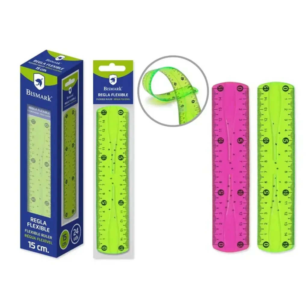 [324737] REGLA PVC FLEXIBLE BISMARK (15 cm)