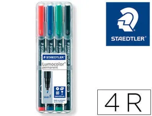 STAEDTLER PERMANENTE F 0,4MM (AZUL OSCURO)