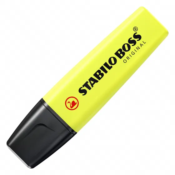 [70/24] MARCADOR STABILO BOSS FLUORESCENTE (AMARILLO)