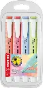  PACK X4 MARCADOR STABILO SWING COOL