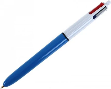 BOLIGRAFO 4 COLORES BIC AZUL CLASICO