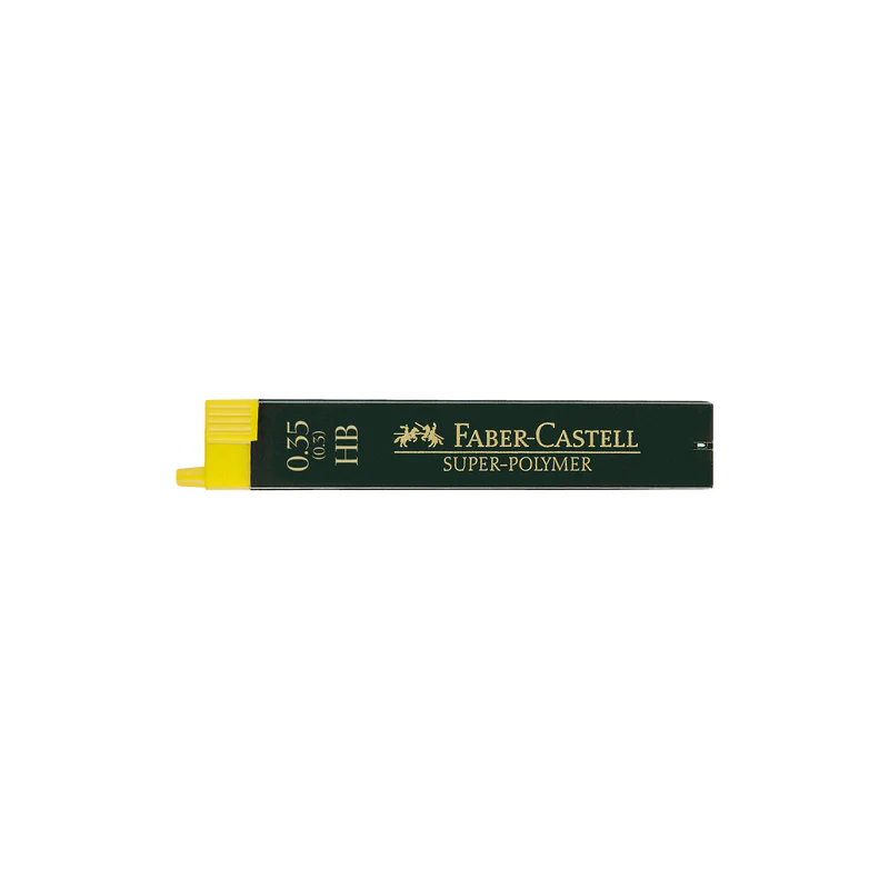 [36811] MINAS SUPER-POLYMER GRAFITO ESTUCHE FABER CASTELL (0,3)