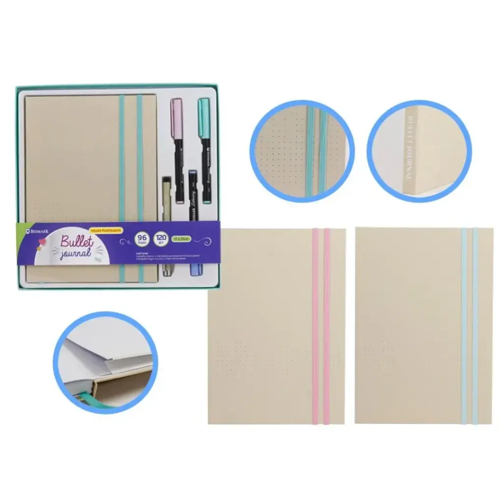 SET BULLET TAPA KRAFT CON COMPLEMENTOS
