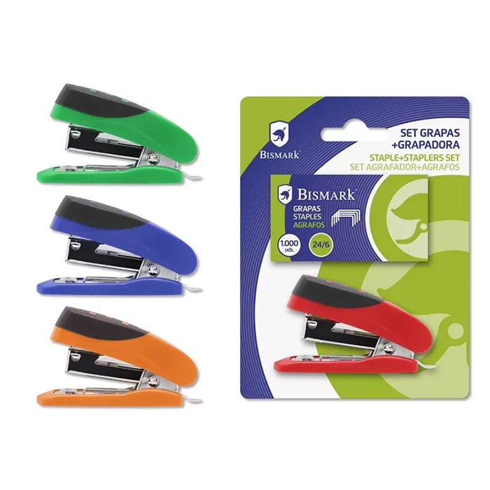 SET GRAPADORA Y GRAPAS .16 hojas