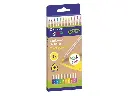 NATURAL COLOR LAPICEROS MADERA 12 COLORES NEON