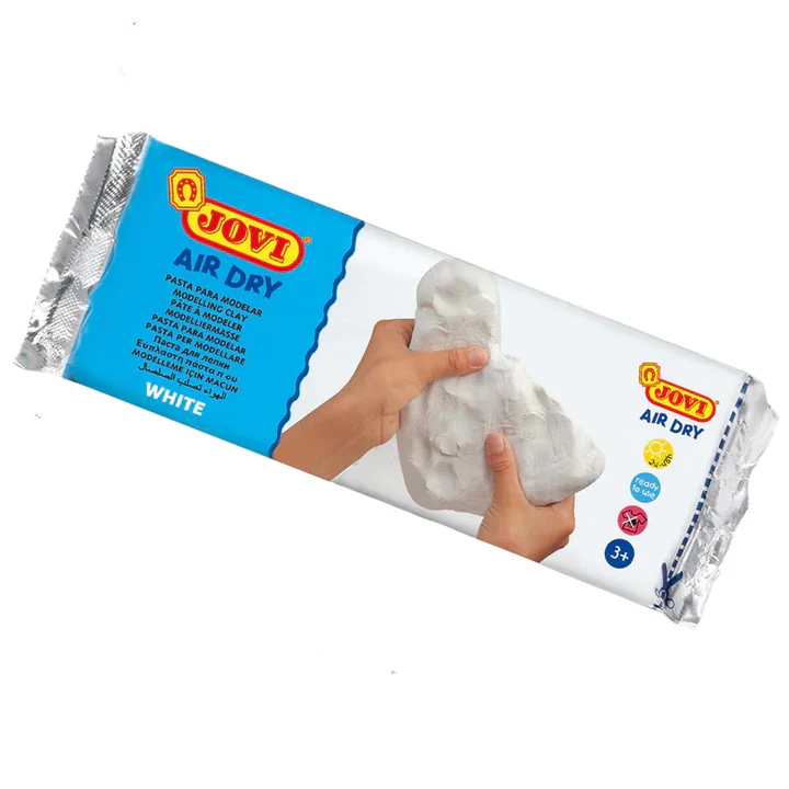 [JOVI83] PASTILLA DE PASTA MODELAR BLANCA , JOVI AIR DRY (250 gr)