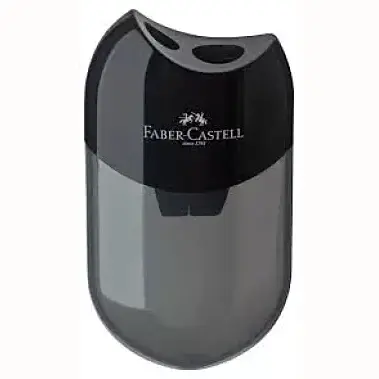 [183500] SACAPUNTAS CON DEPOSITO 2 USOS FABER CASTELL