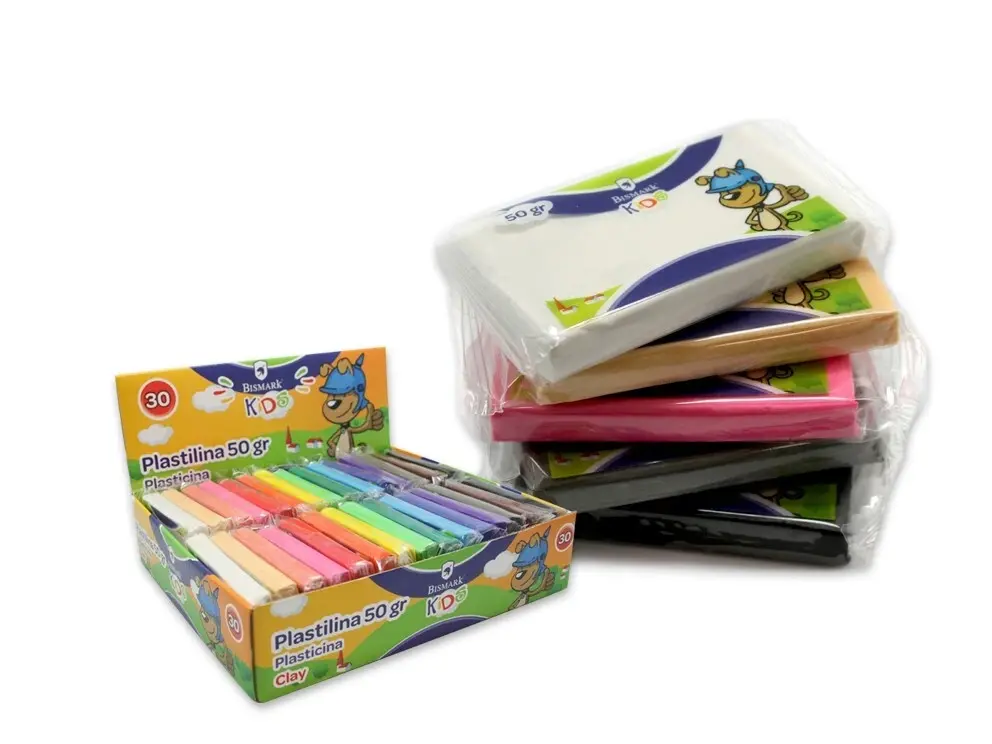  PLASTILINA BARRA 50 GRS COLORES BASICOS 