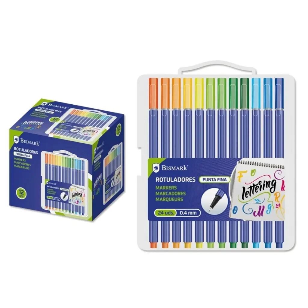 ROTULADOR PUNTA  FINA 24 COLORES SET LETTERING