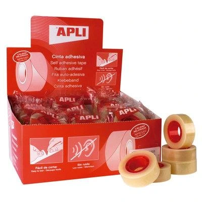 CINTA ADHESIVA TRANSPARENTE - APLI -