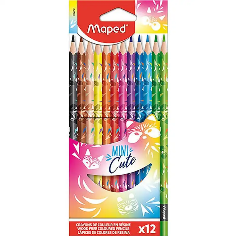 [862201] LAPICES DE COLORES MINI CUTE - MAPED -