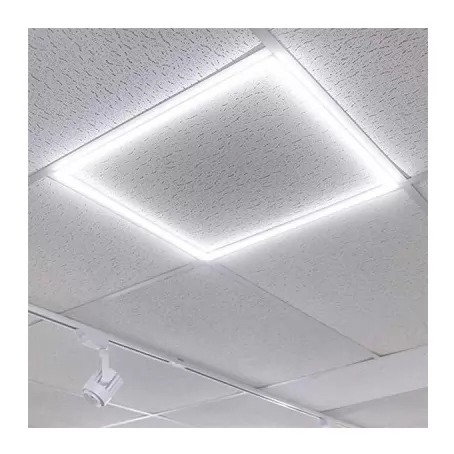 PANEL LED MARCO LUMINOSO 40W DRIVER LIFUD NO FLICKER CORTE Ø595x595mm