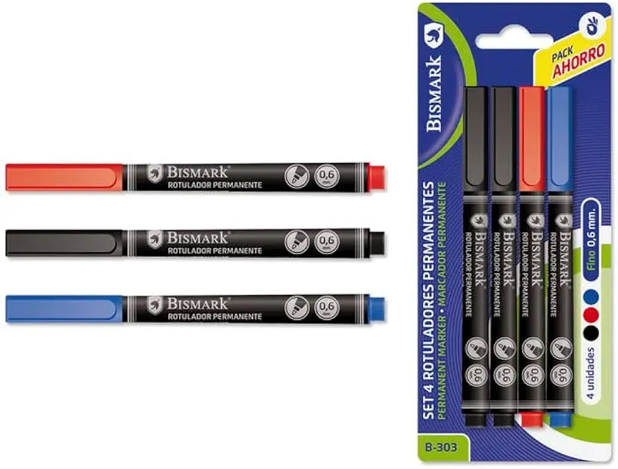 ROTULADOR PERMANENTE BISMARK M 1,00MM