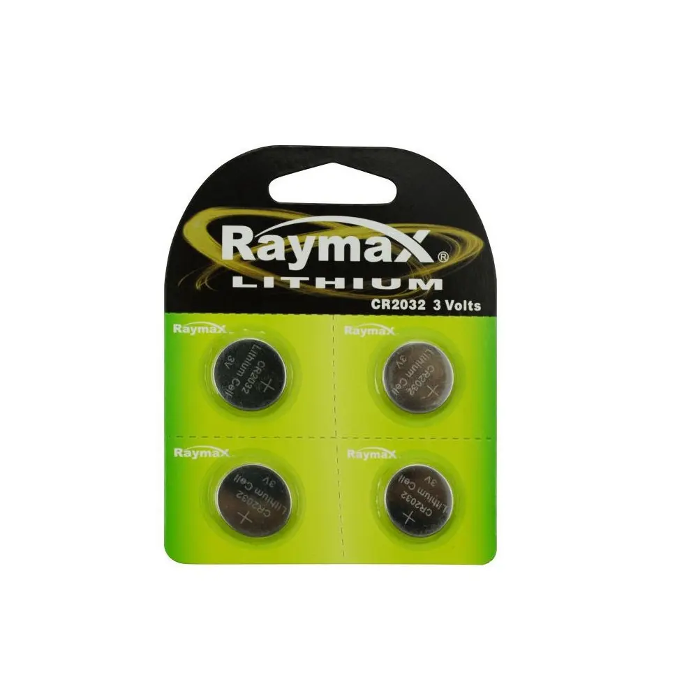 PILAS DE LITIO RAYMAX LITHIUM CR2032 (PACK 4)