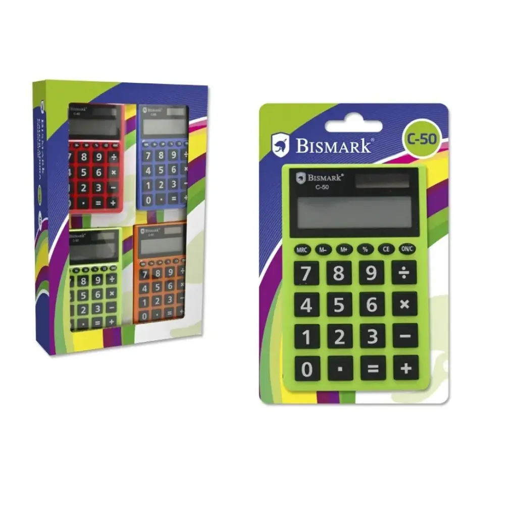 [324112] CALCULADORA BISMARK C-50. 8 DIGITOS 