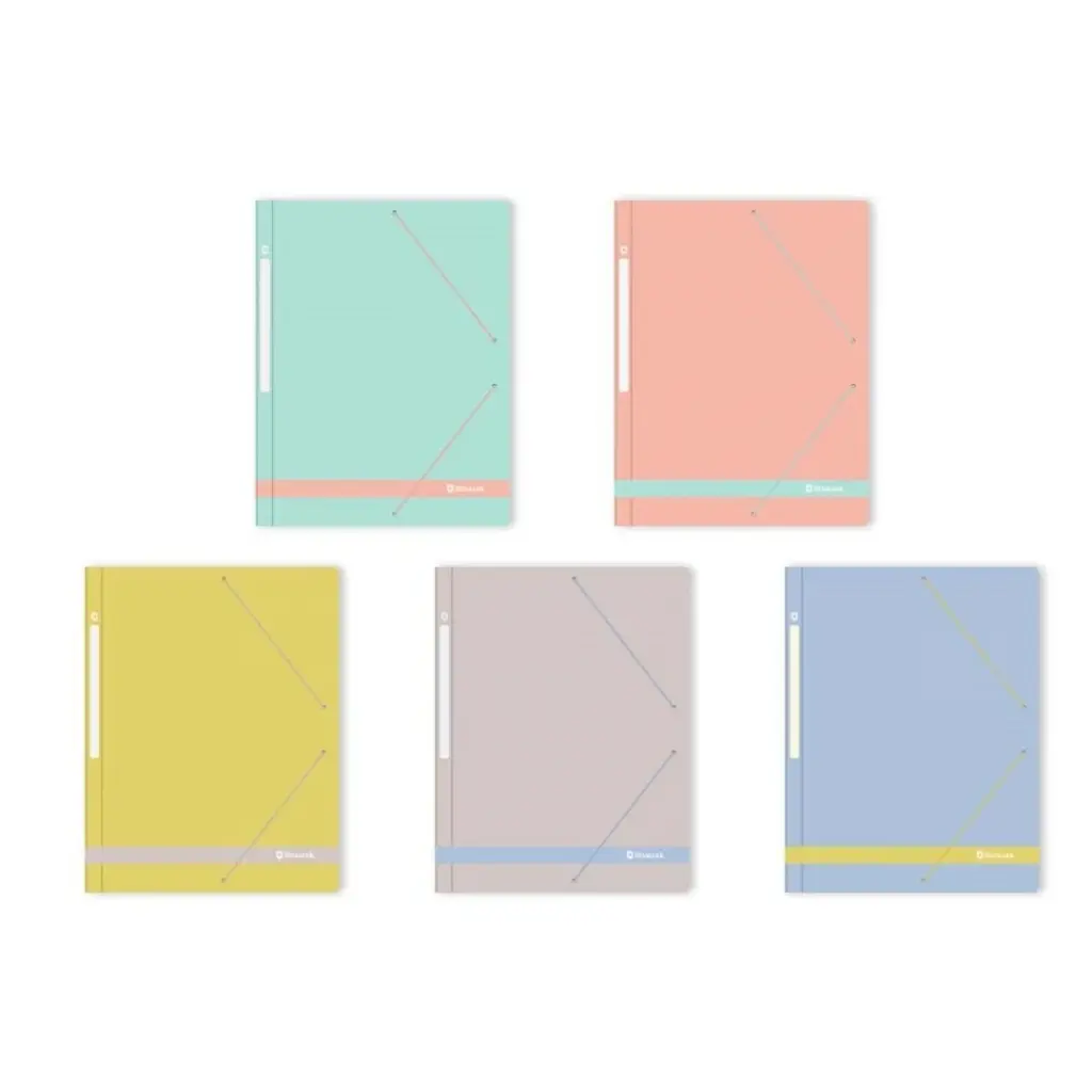  CARPETA MORANDI GOMAS Y SOLAPAS WATER REPELLENT A4 