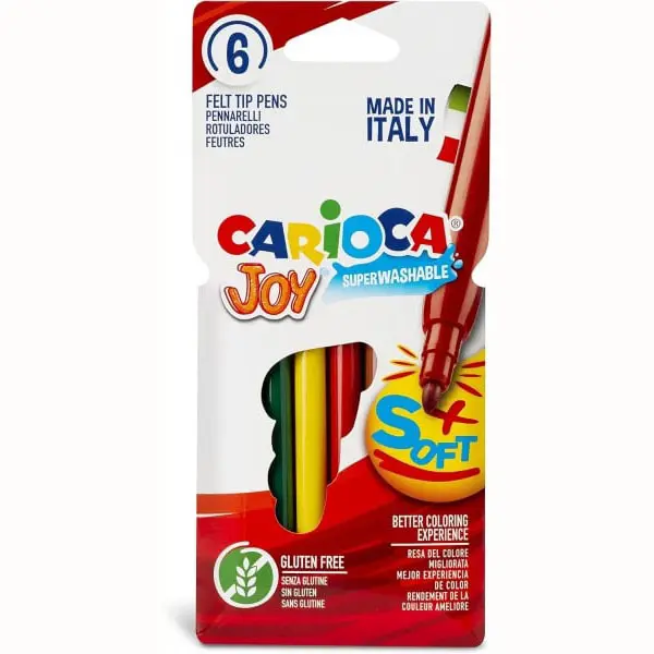 ROTULADOR JOY PUNTA FINA COLORES SURTIDOS ESTUCHE 6 UD 