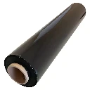 BOBINA INDUSTRIAL FILM ESTIRABLE MANUAL NEGRO 23micras 50cm de ancho