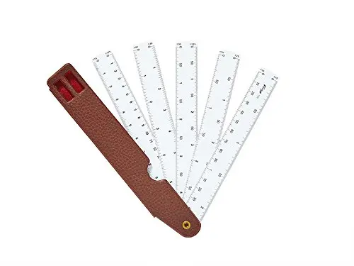 REGLA ESCALÍMETRO CON BISAGRA - PARDO -