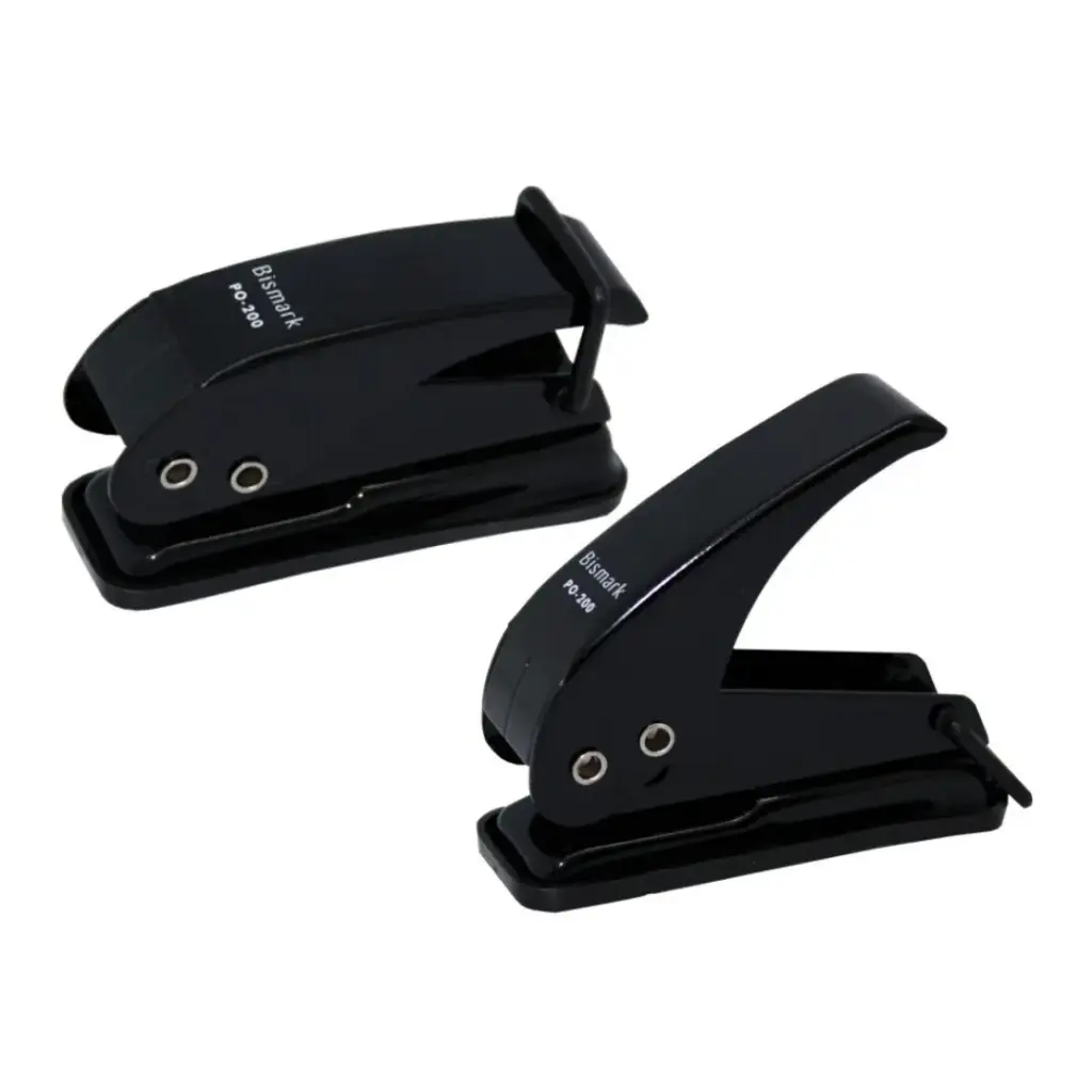 TALADRO METALICO 1 PUNZON PO-200 (20 hojas) - BISMARK -