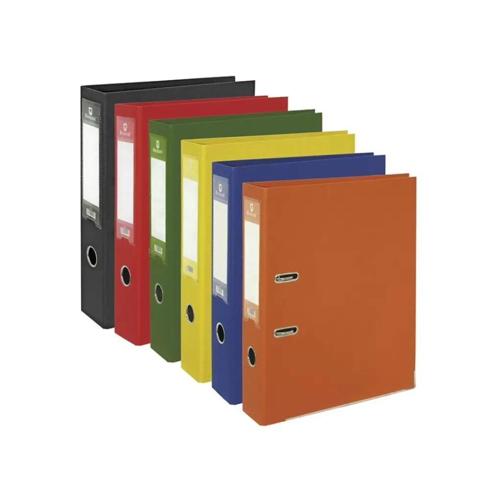 [326729] ARCHIVADOR A-Z polipropileno Fº LOMO 75  - BISMARK - colores surtidos pack 25 unidades
