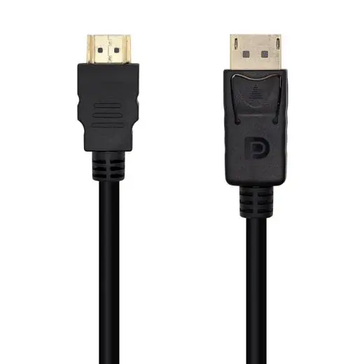 CABLE CONVERSOR DISPLAYPORT A HDMI DP/M - HDMI/M NEGRO 2,0M - AISENS -