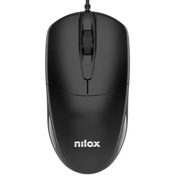 [MOUSB1012] RATÓN CABLE USB 1200DPI NEGRO - NILOX -
