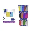  PAPEL SEDA LISO COLORES SURTIDOS, BOLSA 10 HOJAS 