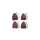 DISCOS RECAMBIO LIJADORA TRIANGULAR GRANO 80/120/150/220 (PACK 12) - BENSON -