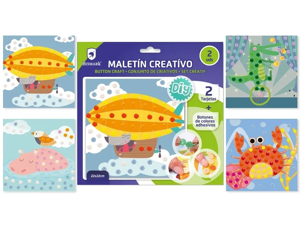 MALETIN CREATIVO BOTONES - bismark - 