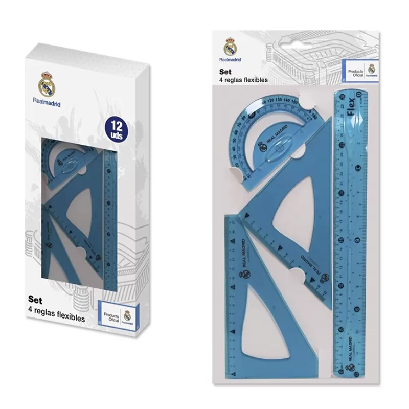 [328450] REAL MADRID SET 4 REGLAS FLEXIBLES