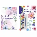 BLOC ACUARELAS +12 ACUARELAS 3 ml + PINCEL - BISMARK - 