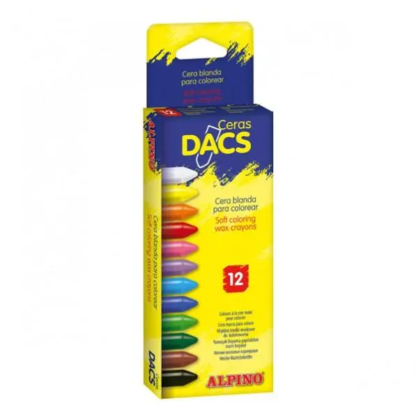 CERAS 55MM COLORES SURTIDOS ESTUCHE 12 UD - DACS -
