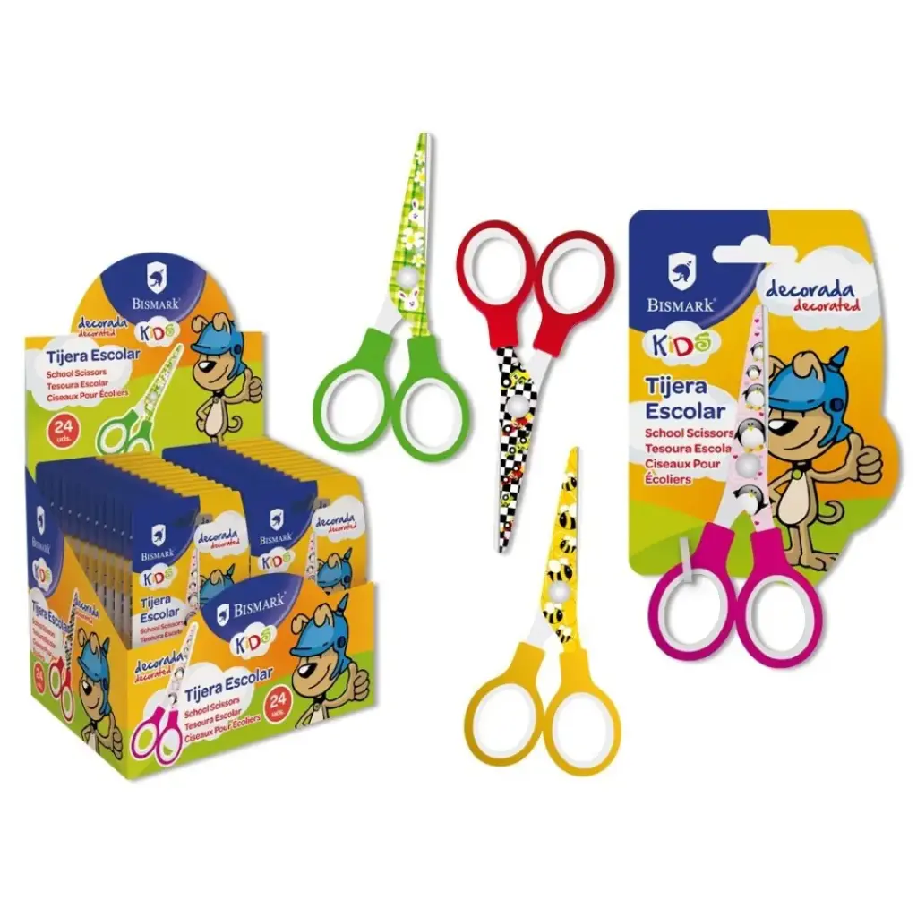 [316986] TIJERA ESCOLAR KIDS DECO - BISMARK -