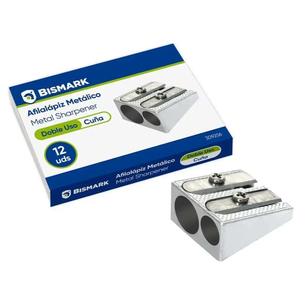 SACAPUNTAS METÁLICO 2 USUOS - BISMARK - 