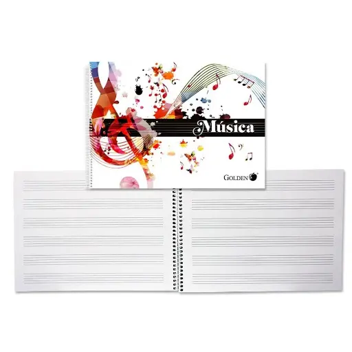 [318020] CUADERNO DE MUSICA GOLDEN