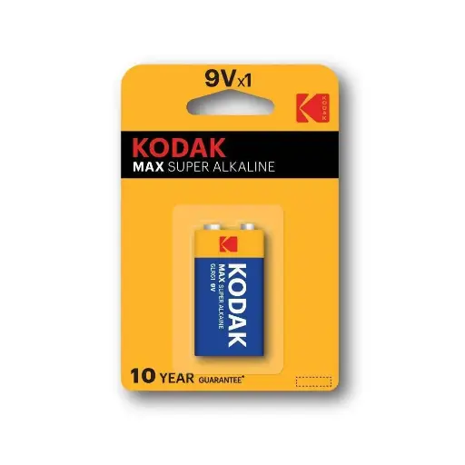 [30952850] PILA ALCALINA KODAK MAX 9V (PACK 1)